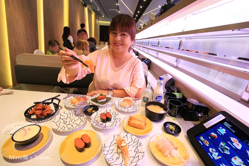 【台南美食】Magic Touch点爭鮮：平板點餐，新幹線直送日料、壽司選擇多更多