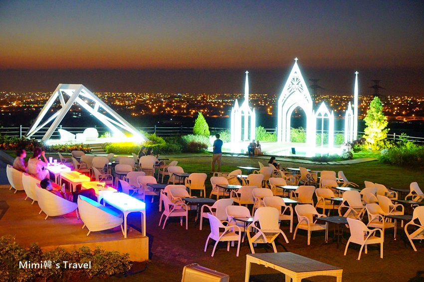 【新竹夜景餐廳】夏季三角景觀咖啡廳：新竹IG熱門人氣景點，最美最浪漫夜景打卡去
