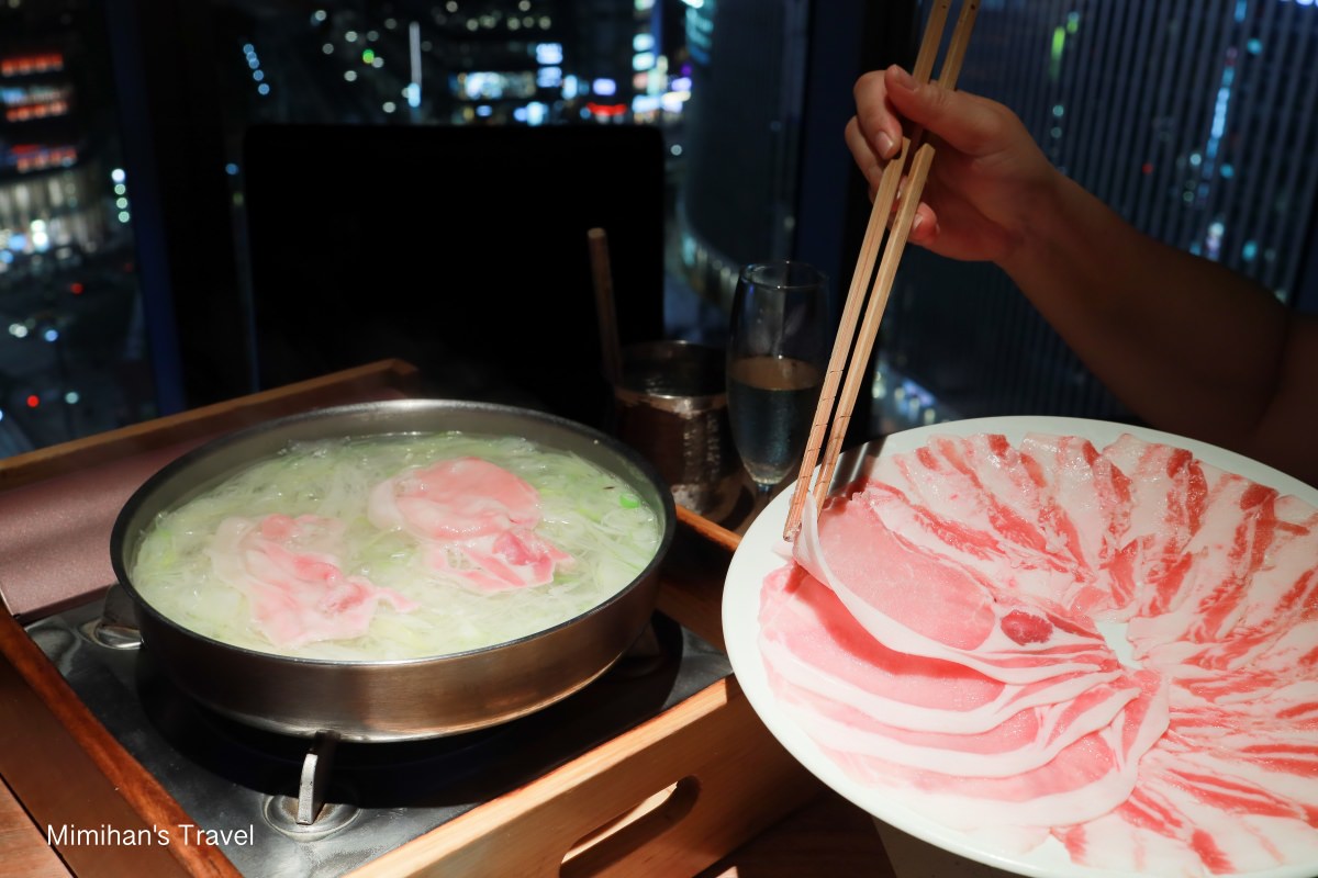 【銀座美食】羅豚 GINZA GLASSE店：黑豬涮涮鍋，晚餐套餐＆午餐吃到飽預約送飲料