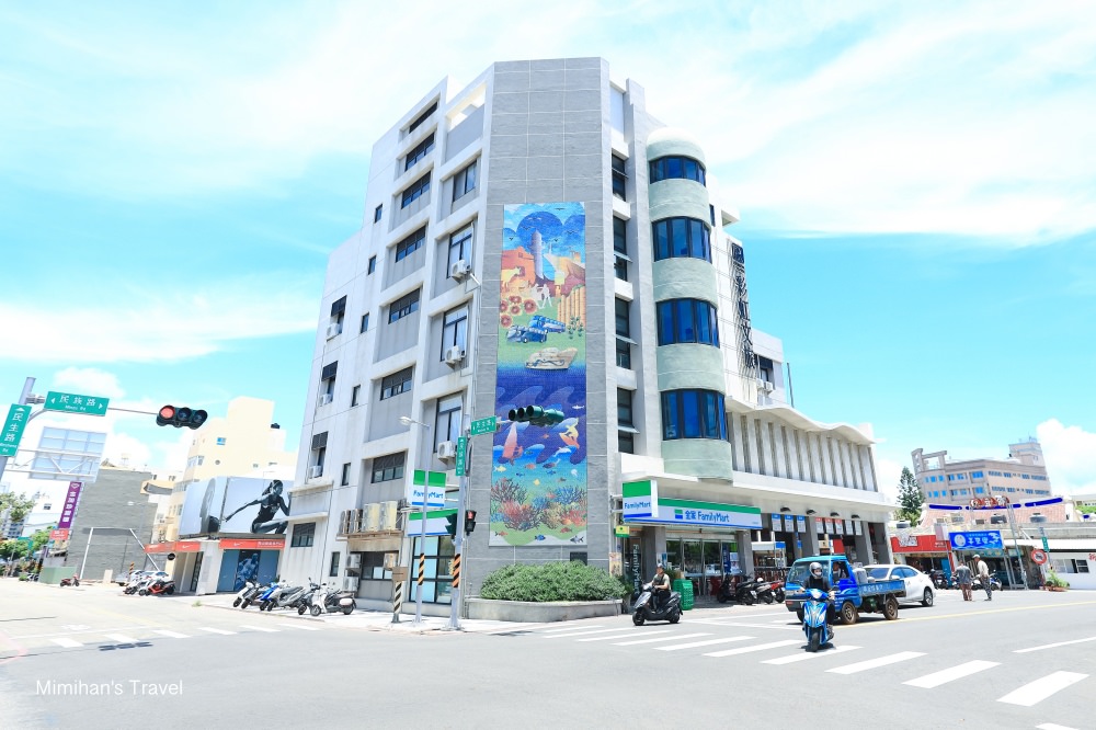 澎湖住宿｜彩虹文旅：馬公巴士總站直結，緊鄰觀音亭＆中正路，澎湖花火節住宿推薦