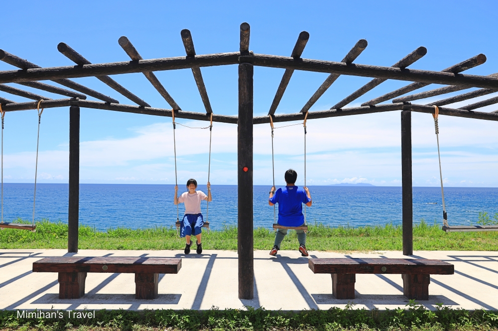 【台東景點】都蘭觀海公園：都蘭觀海平台坐擁無敵海景盪鞦韆，免費看海美拍景點