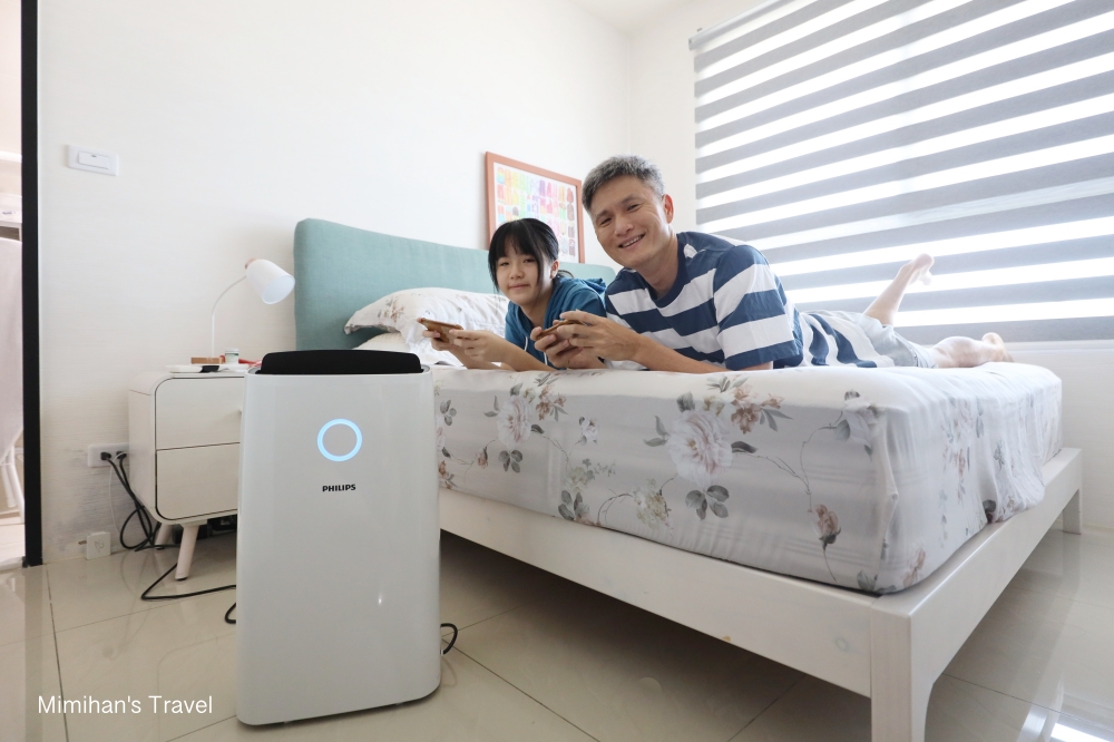 【家電】飛利浦大容量除濕機推薦(DE3203)：15L高效除濕抗敏，實測浴室7分鐘90%→60%快速除濕