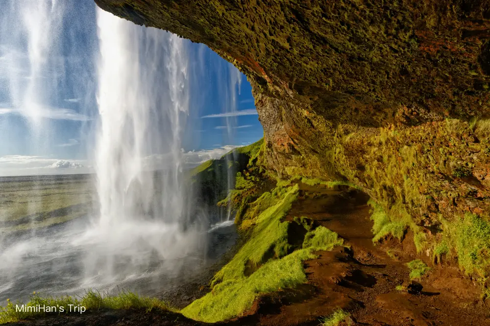 【冰島景點】塞里雅蘭瀑布Seljalandsfoss：冰島最美水簾洞瀑布，會濕透卻很驚艷