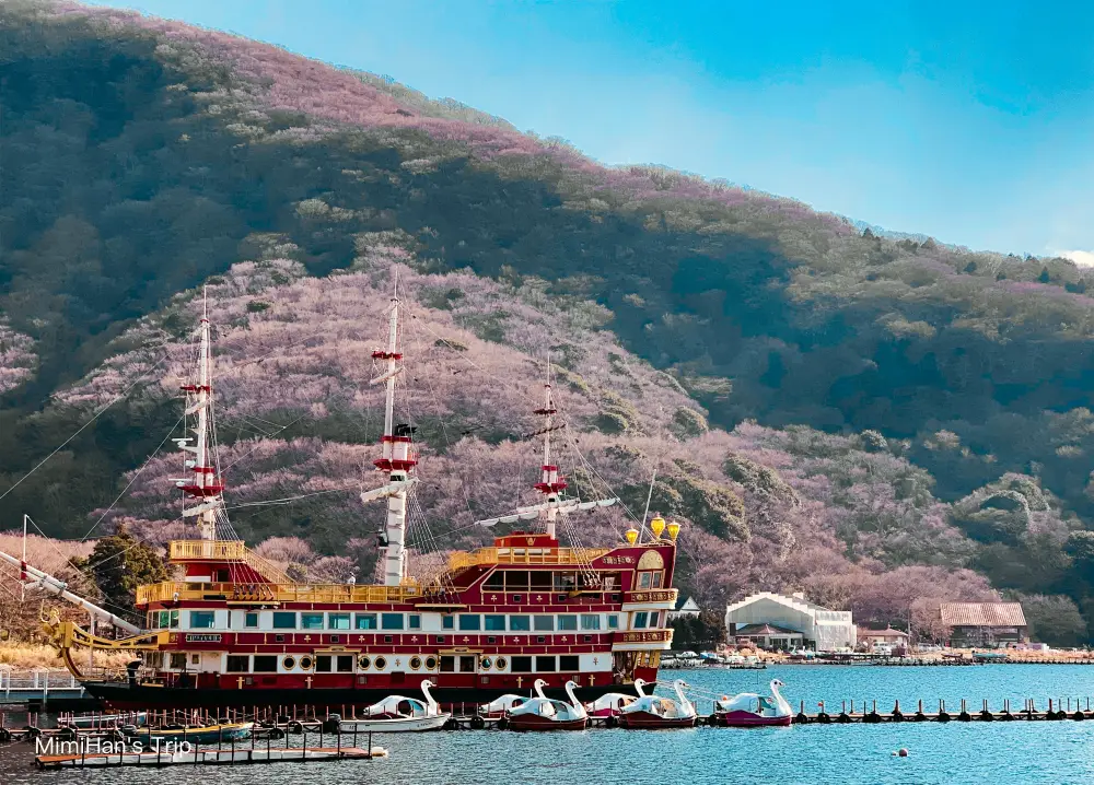 【2025箱根景點】箱根自由行蘆之湖海賊船、登山纜車、水中鳥居景點地圖總整理！