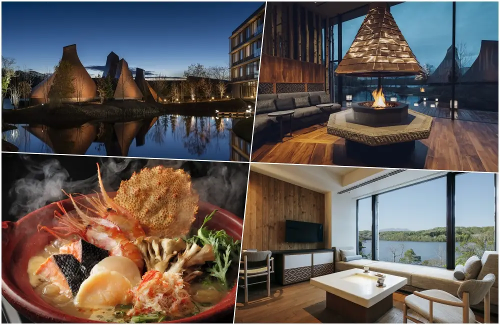 【星野界波羅多】住進愛努族的三角小屋，獨享稀有「植物系」黑湯溫泉！