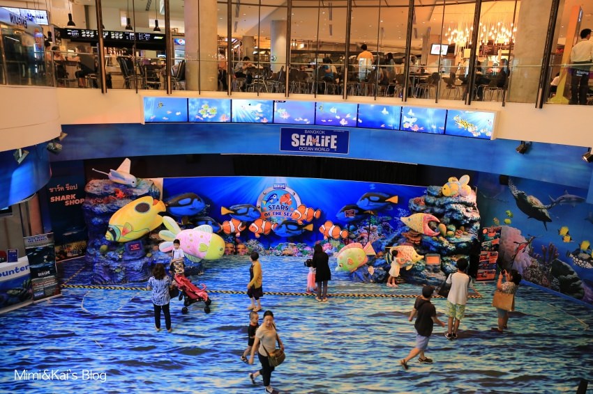 【曼谷景點】暹羅海洋世界Siam ocean world：曼谷Siam Paragon百貨裡的療癒親子景點。